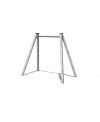 Altalena Camilla A1 F alluminio SOLO STRUTTURA con plinti 855