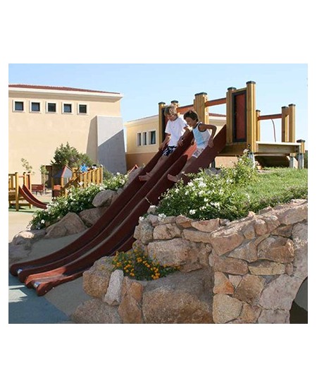 Scivolo da pendio con pedana H150cm