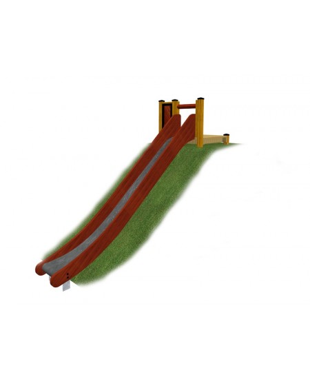 Scivolo da pendio con pedana H210cm